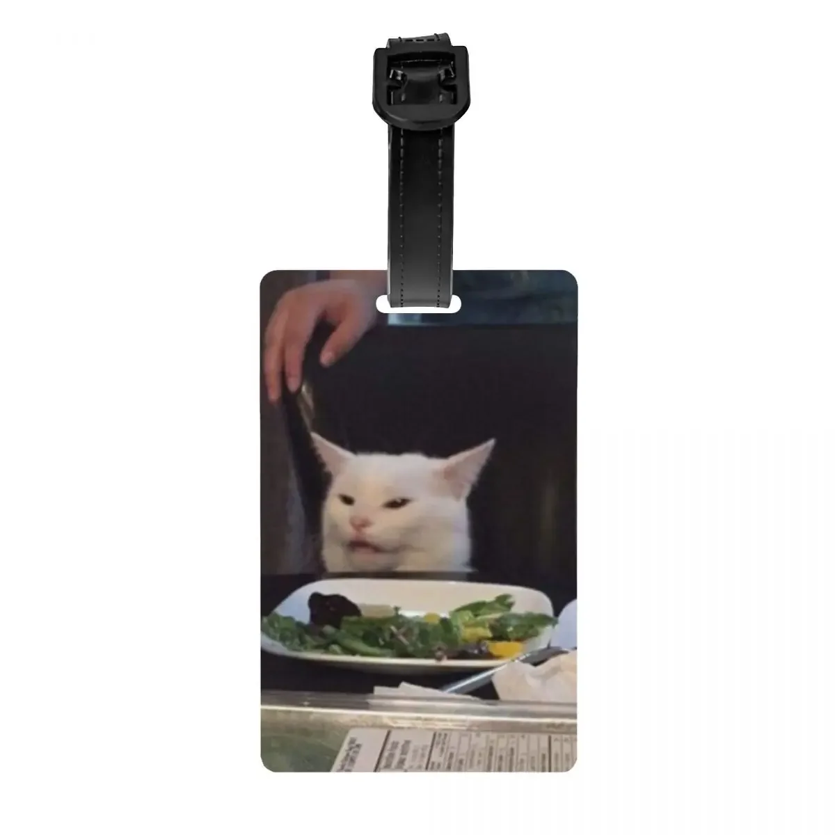 Niestandardowa przywieszka bagażowa Salad Cat Meme Niestandardowe przywieszki bagażowe Prywatność Pokrywa Nazwa Dowód osobisty