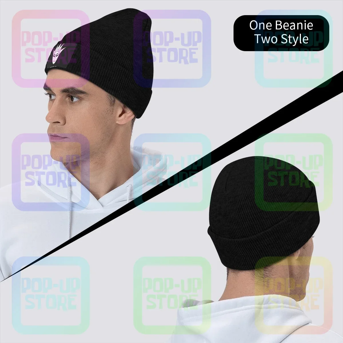 Boris Brejcha Minimal Dj de alta tecnología Gorro de punto, gorros, regalo, empalme, ropa de calle