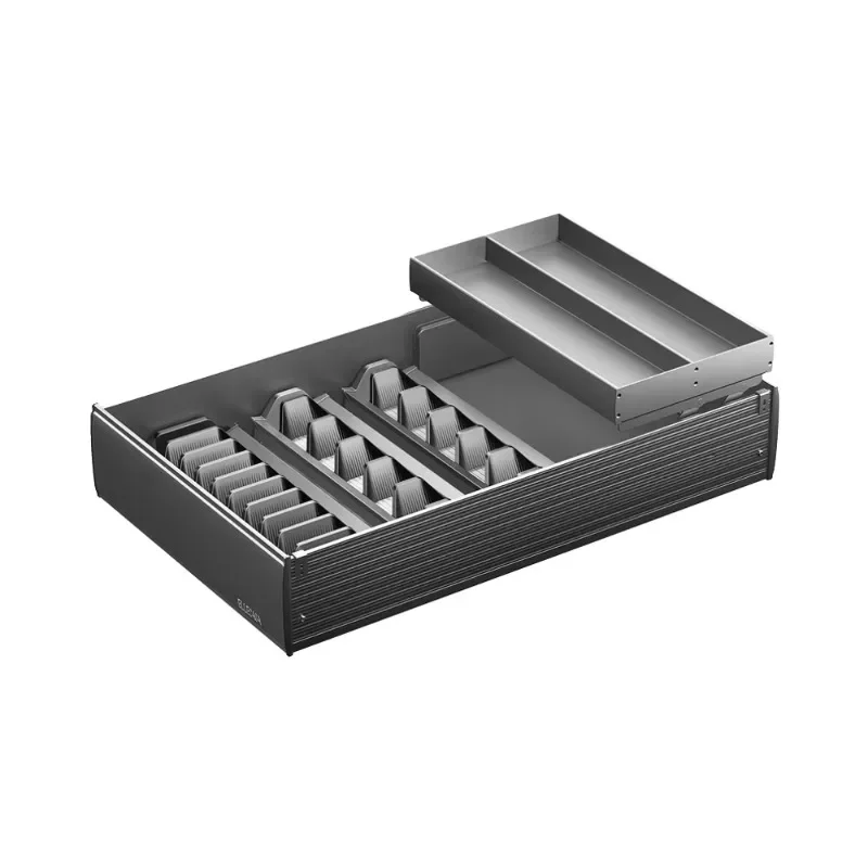Smart Modular Drawer Stylish Integrated Tableware Storage with Inner Tray Smart Stylish Basket Drawer