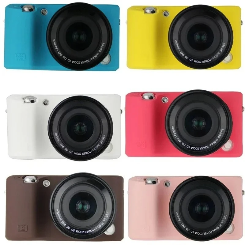 For Samsung NX500 Nice Soft Silicone Rubber Camera Protective Body Cover Case Skin Camera case bag