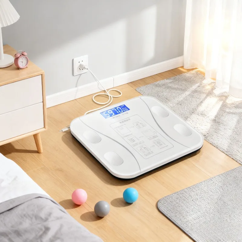 

Умные весы жира в организме с поддержкой Bluetooth, точный цифровой весовой монитор для отслеживания состава тела