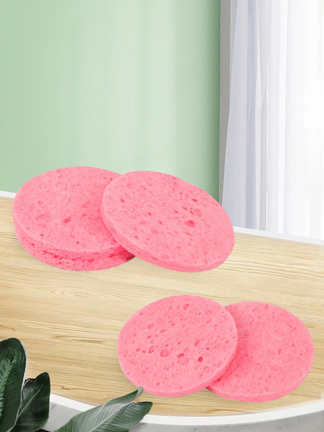 

40/50 шт. круглые подушечки для снятия макияжа, губка из натуральной древесной массы, целлюлозные сжатые губки для очищения лица