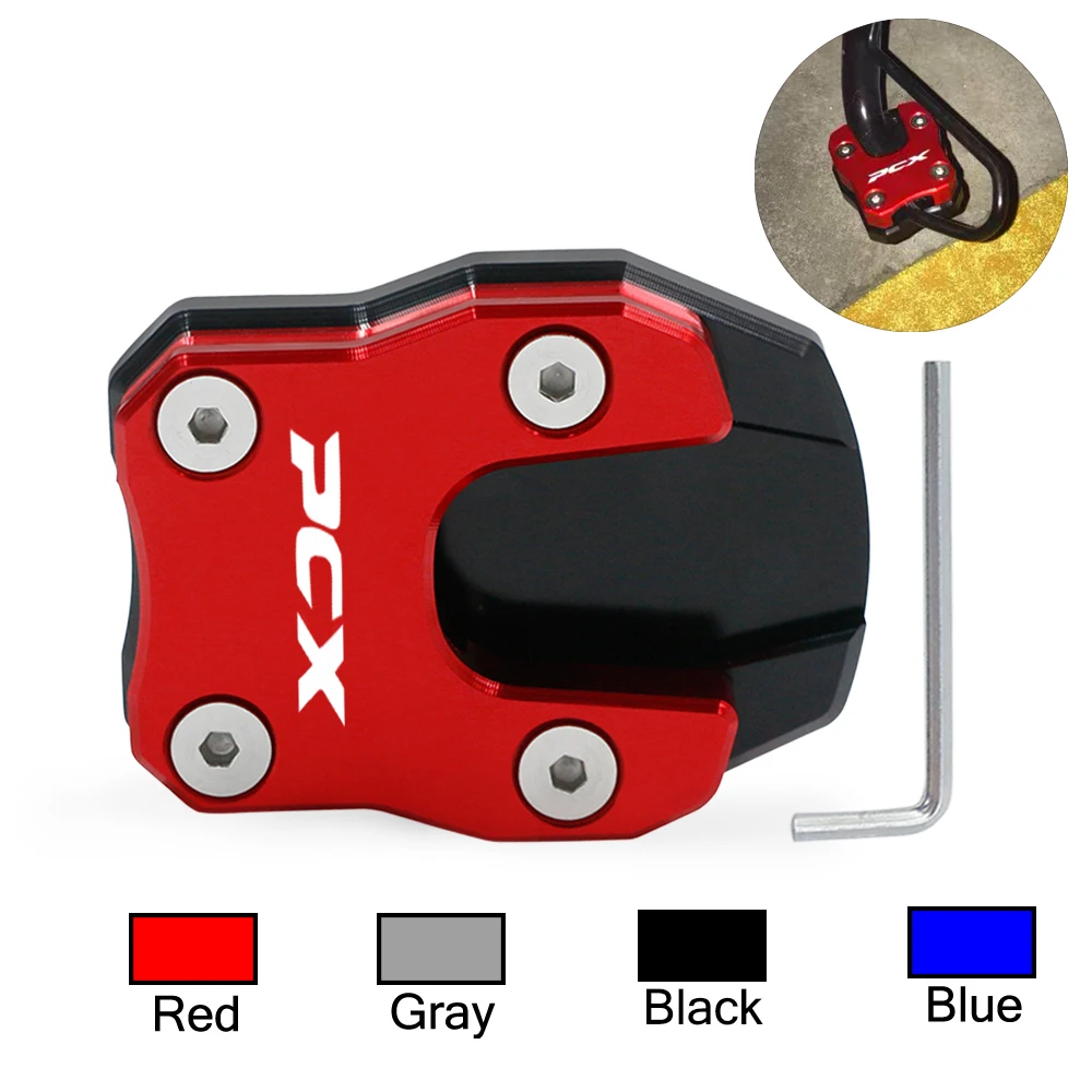 motocicleta-kickstand-foot-side-stand-ampliar-placa-de-extensao-almofada-para-honda-pcx125-pcx150-pcx160-todos-os-anos-pcx-125-150-160