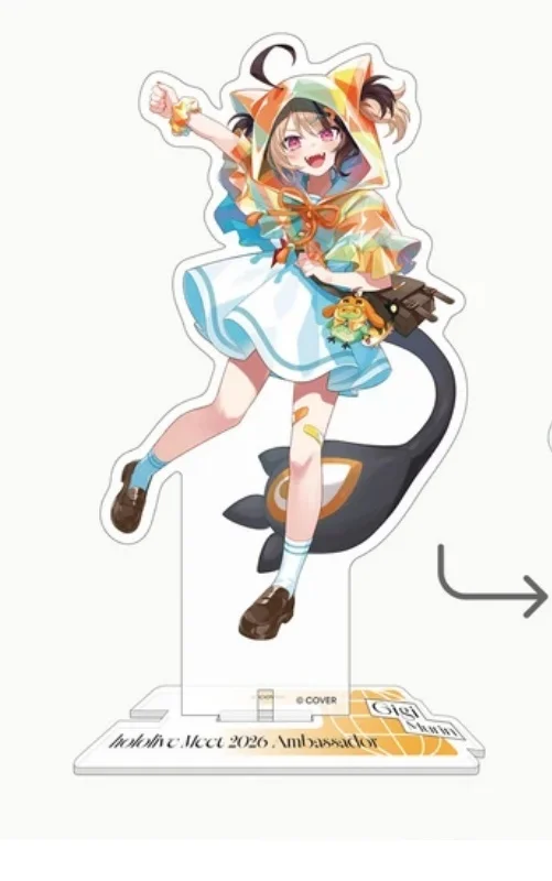 Hot Anime Hololive Model Action Figure Peripheral Collection Acrylic Stand Model Bookshelf Decoration Decorations Gifts Keychain view 5