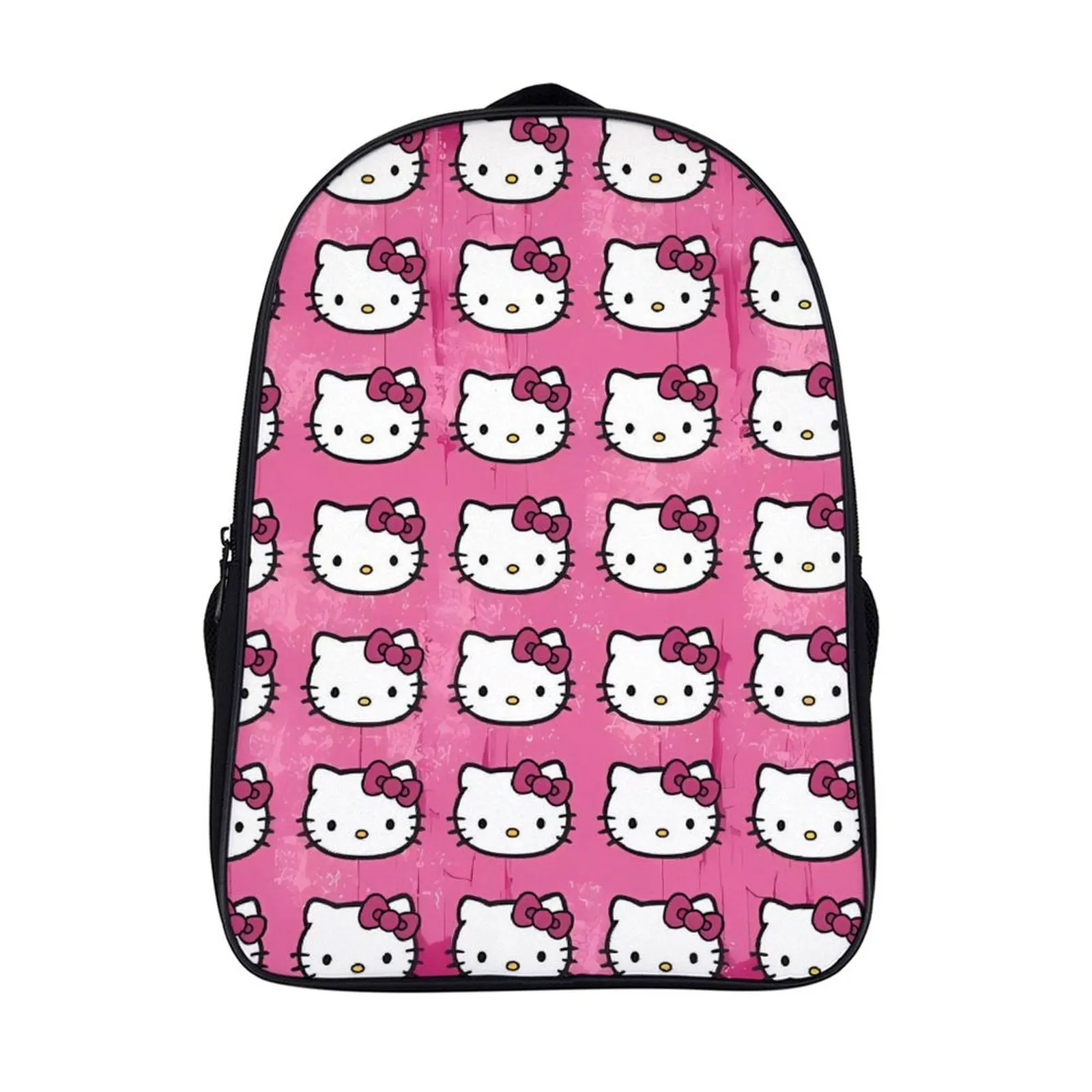 

Fashion Student's Backpack Cartoon Sanrio Hello Kitty School Bag 16 Inch 2 Compartment Backpack Student Schoolbag