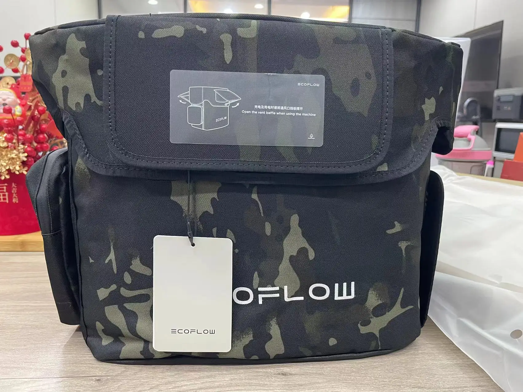

Bag for ECOFLOW DELTA 2 MAX Camouflage Bag Outdoor Protect Bag for Storage Portable Power Station