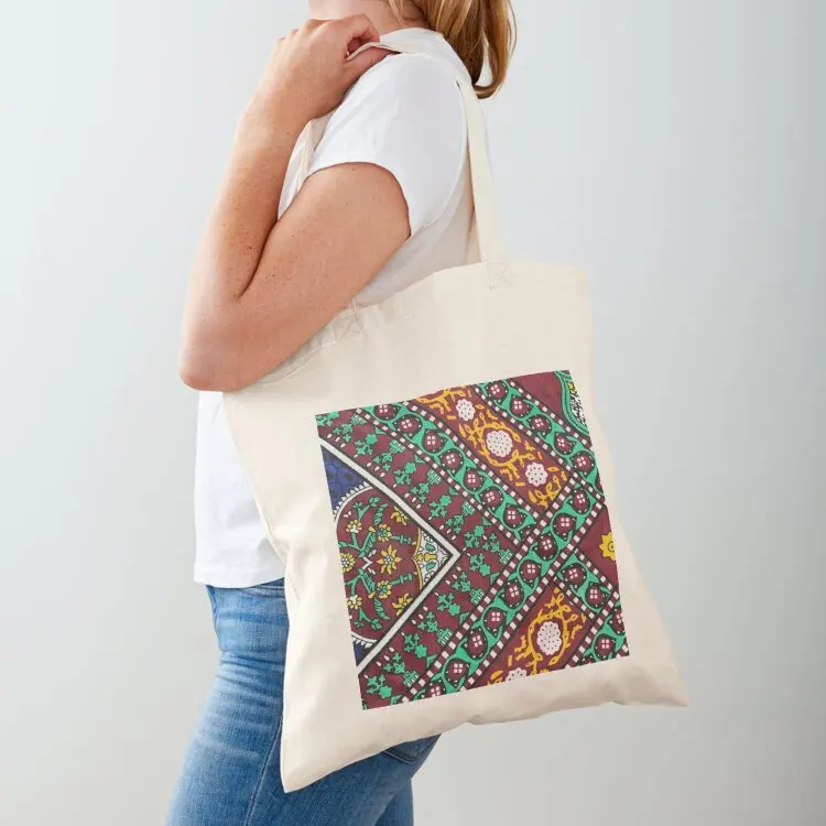 

Yemeni pattern Tote Bag canvas tote bags shopping trolley bag reusable grocery bags Big bag