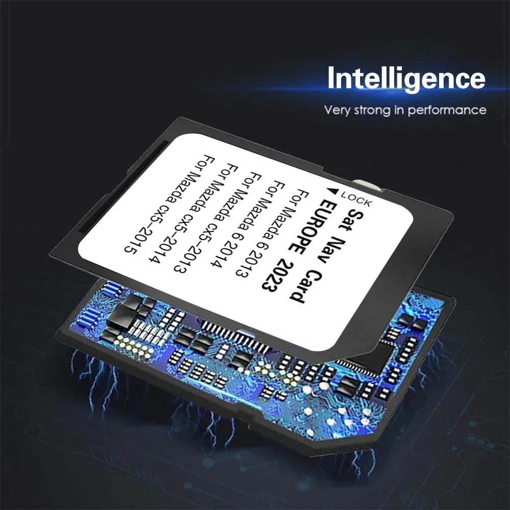 8 GB SD-kaart GPS Sat Navi EU UK Kaarten Update GPS Systeem Software voor Mazda 6 CX-5 Auto 2024 update Radio Accessoires