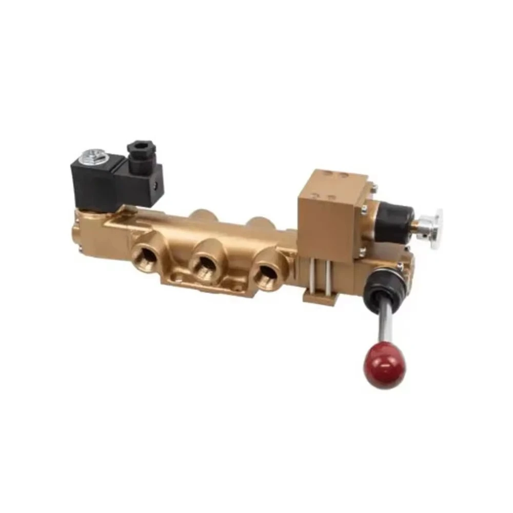 VGK-4523-20C-D012 4 Way 3 Position Air Solenoid Valve Assembly, Dump Trailer Lifting System Repair Spare Part