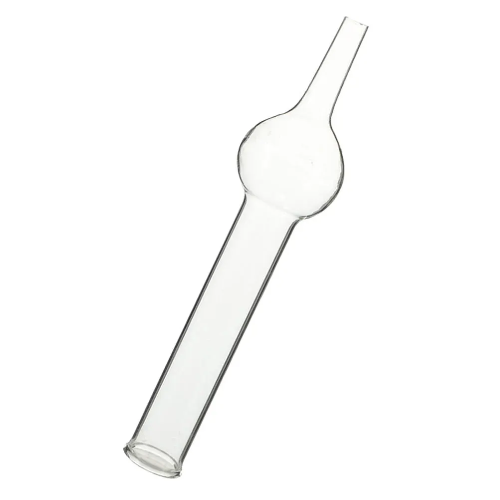 أنبوب تجفيف كروي واحد زجاجي لمعدات تجربة تجفيف الكيمياء أداة تعليم العلوم مختبر الأواني الزجاجية العلمية