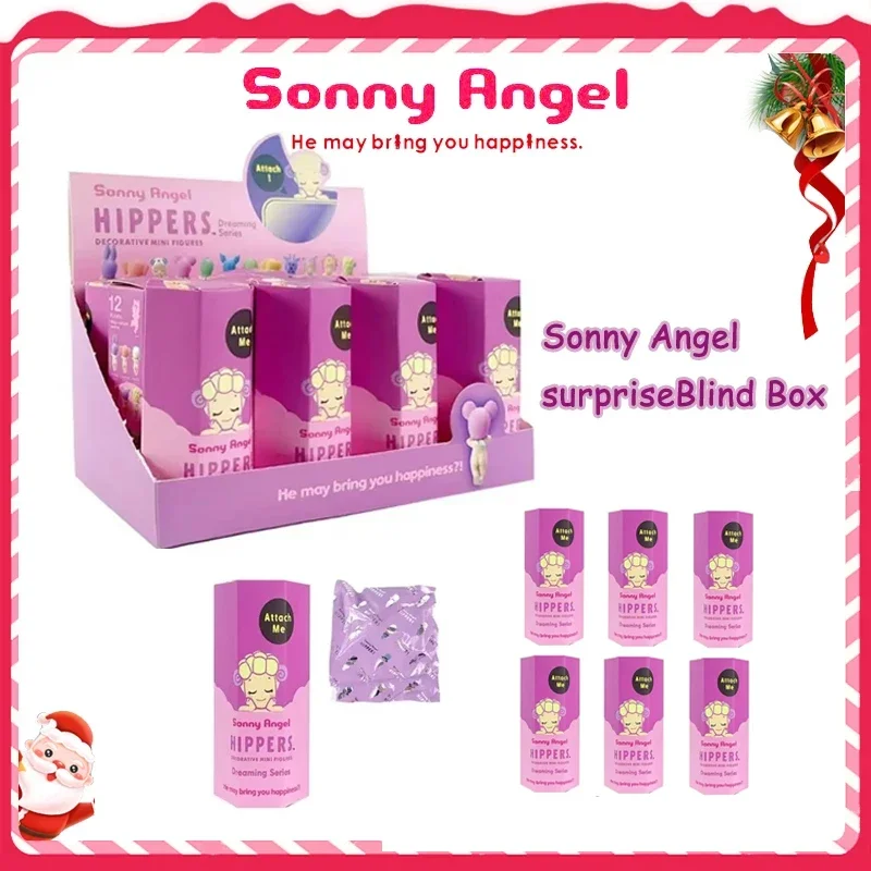 

12 шт., серия «Сони Ангел», серия «Мечта», мини-слепая коробка, украшение в виде персонажа аниме, веер, рождественский подарок на день рождения для детей