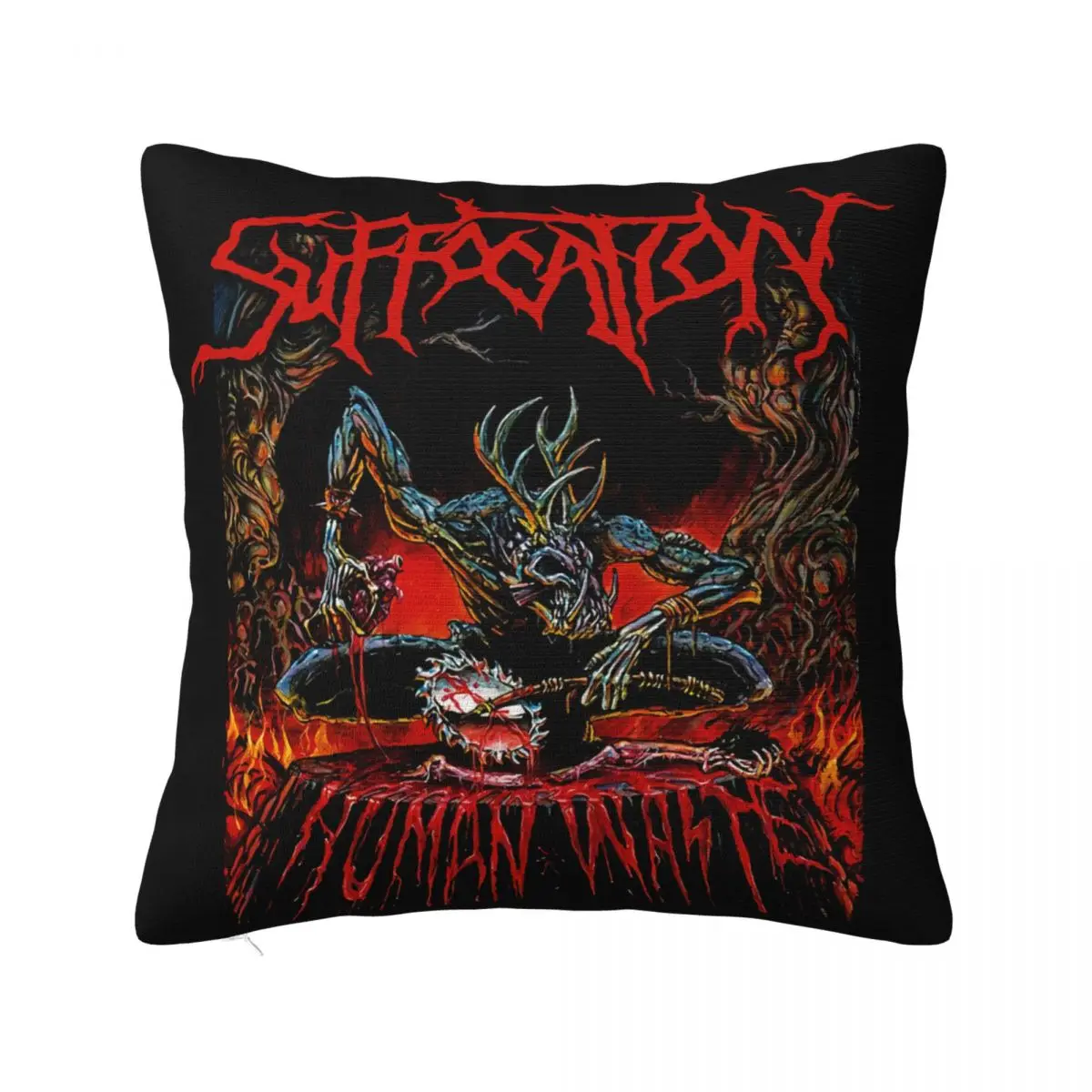 Suffocation Human Waste New Relapse Recording Ts2863 Top Quality Game 3D Animal Pop Natural Pillow Case