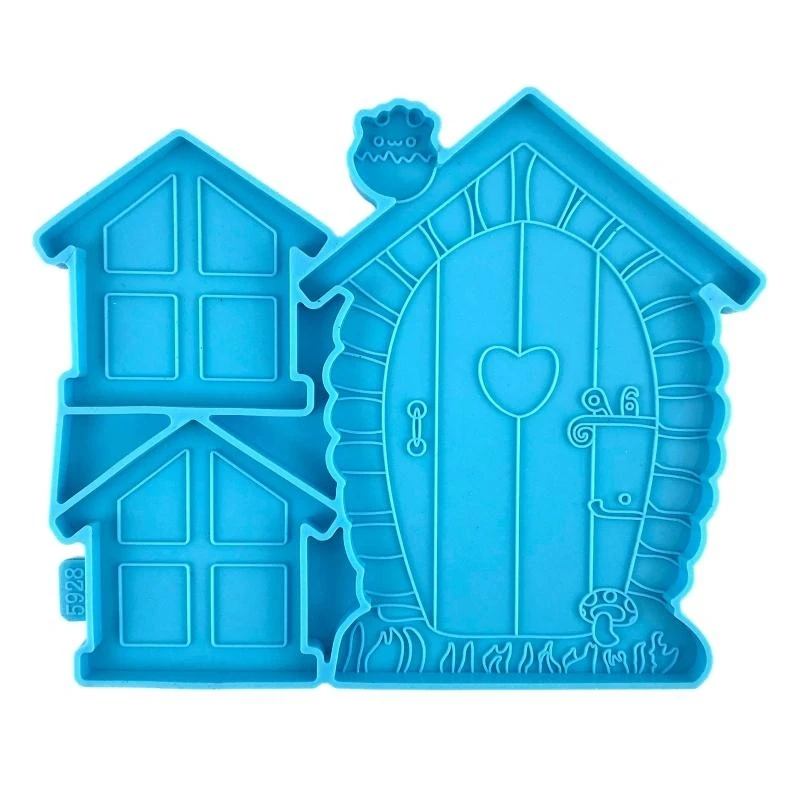 

Fairy Door Silicone Mold Gnome Home DIY Epoxy Resin Mould Patio Lawn Decors