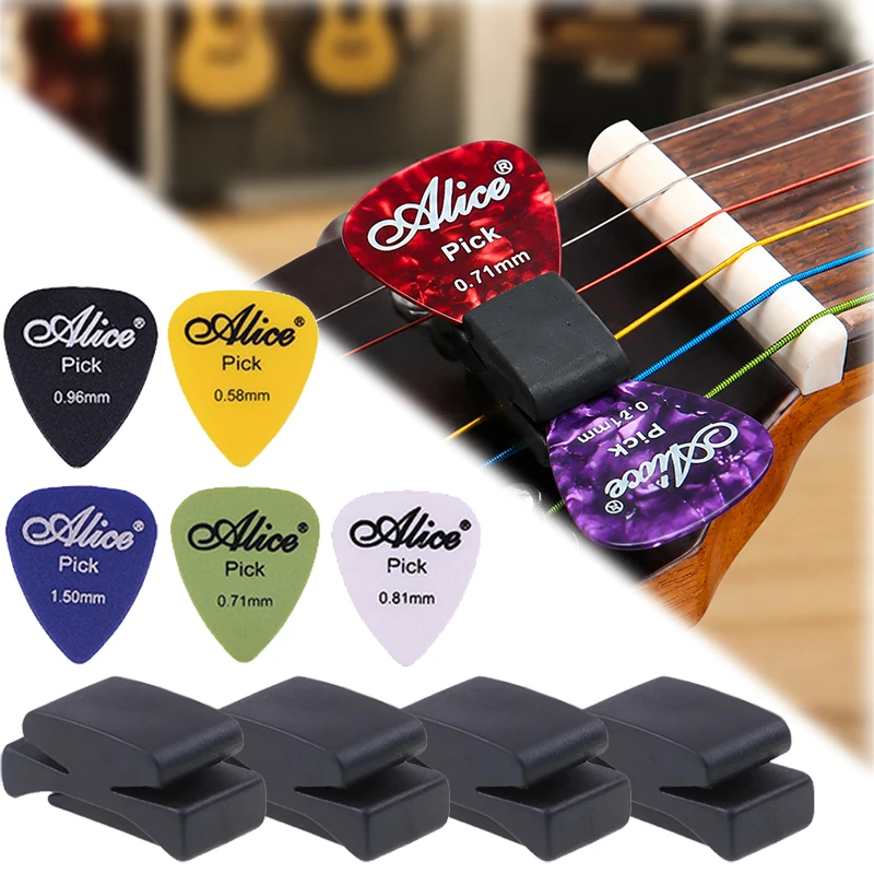 Bulk Guitar Pick Clip Assortment – Plastic Clips for String Instruments, Ideal for Players Needing Multiple Picks on Hand TMZ