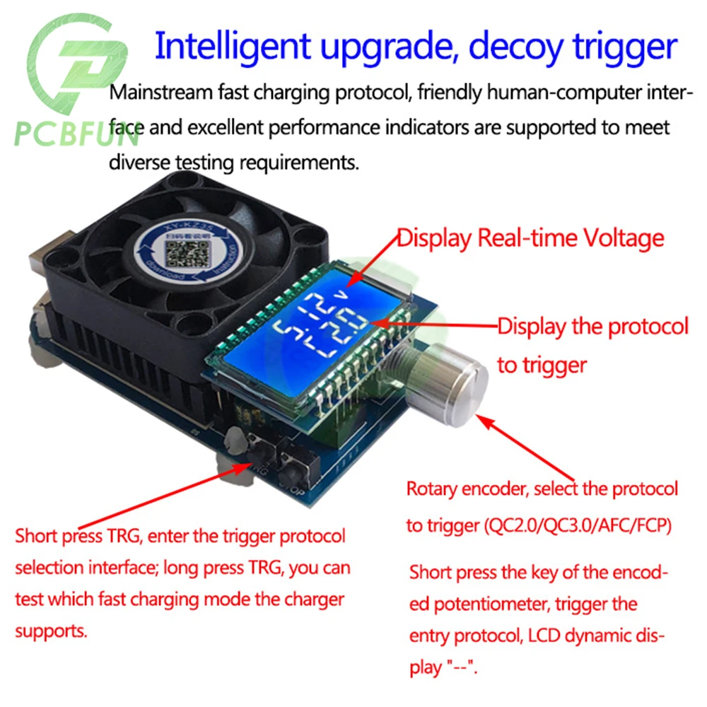 25W 35W QC2.0 QC3.0 USB elektroniczne obciążenie regulowany stały prąd rezystor starzenia napięcie akumulatora tester pojemności woltomierz