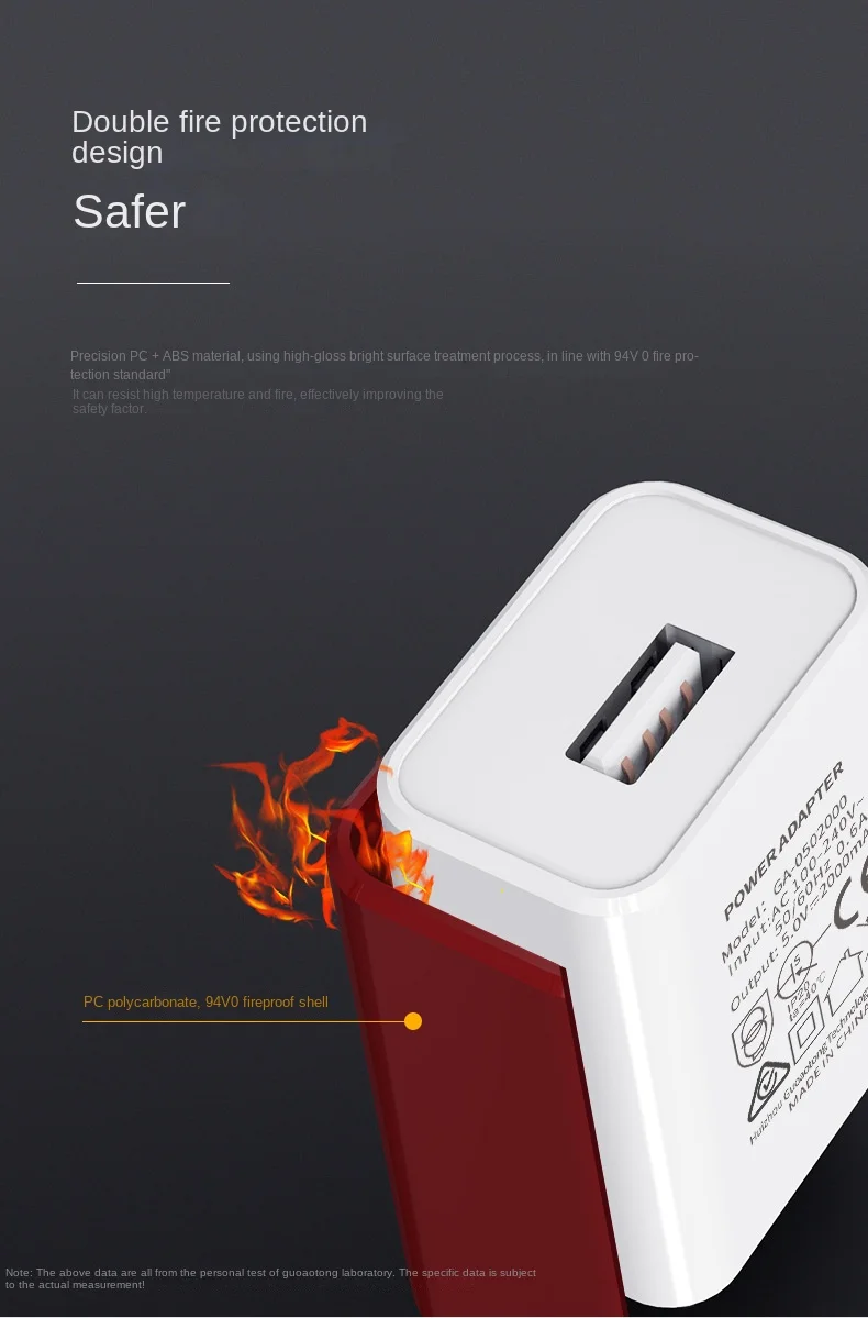 Australian Adapter 5V 1A 2A Fast Charging SAA Plug Mini USB Travel Wall Charger SAA Certified for Xiaomi Huawei Phone Charge