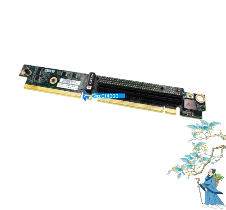 ДЛЯ HP Primary Riser 1x SATA M.2 + 2x x16 PCIe 3.0 DL360 Gen10 875547-001 864478-001