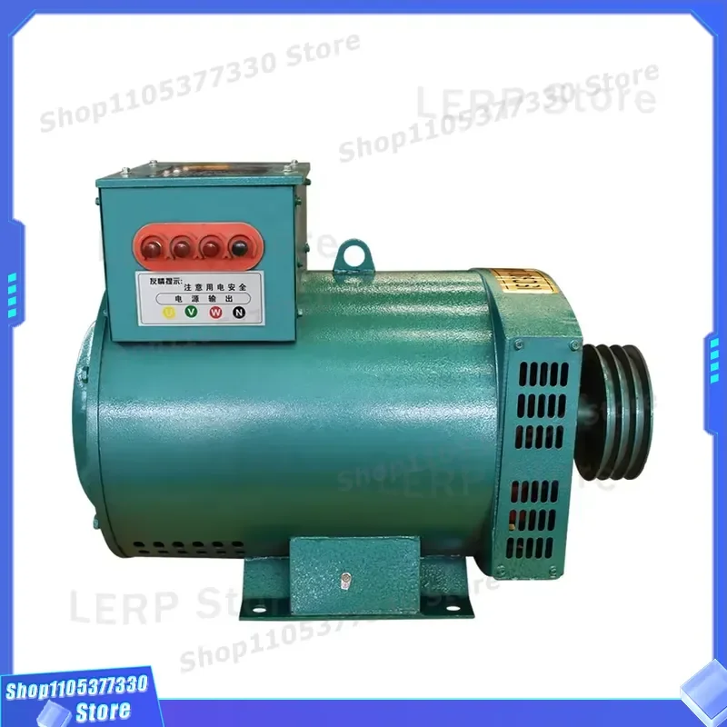 20KW 25KVA Copper Alternator 220V 380V Single Cylinder Diesel Generator Parts 1 Phase 3 Phase Metal AC Dynamo for Power Unit