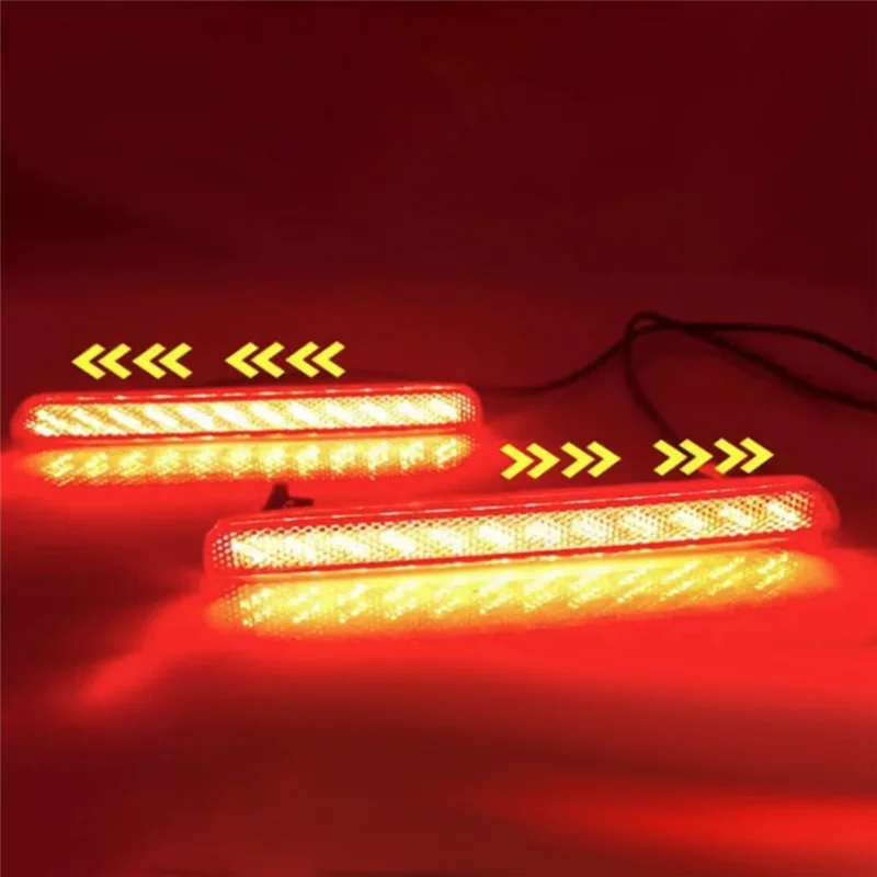 

Car LED Rear Bumper Light Fog Lamp Parking Warning Light Reflector Taillights For Honda ZRV 2022-2024