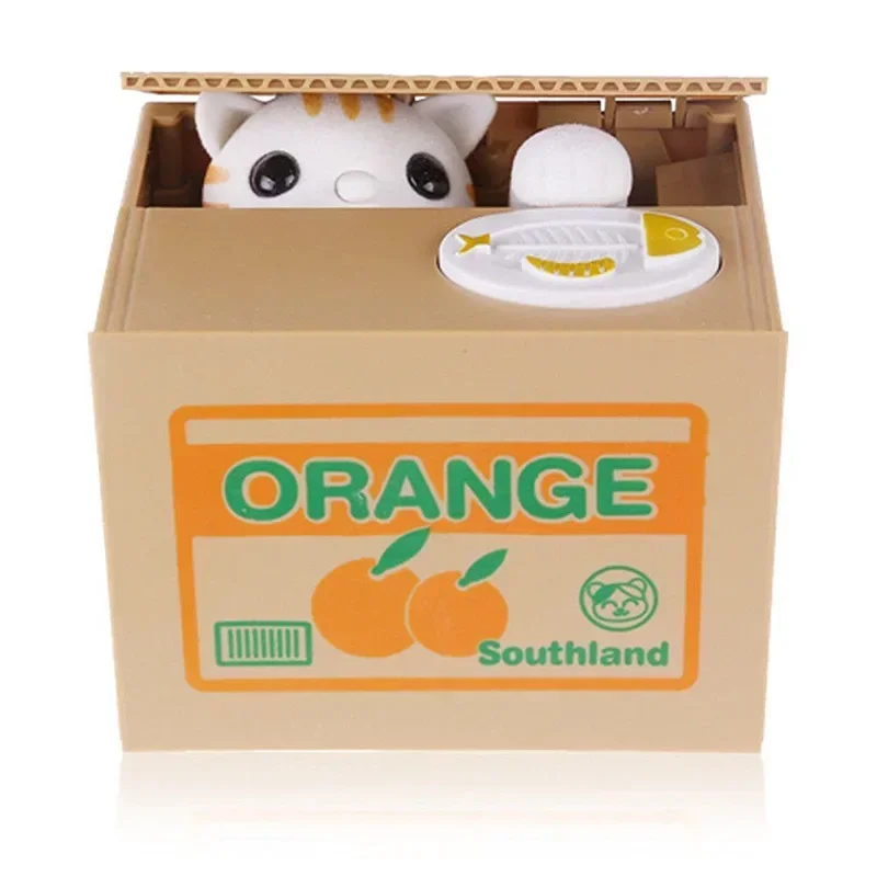 Cat Panda Piggy Bank Electronic Coin Savings Box Providing Security for Kids' Money Deposits and Financial Education