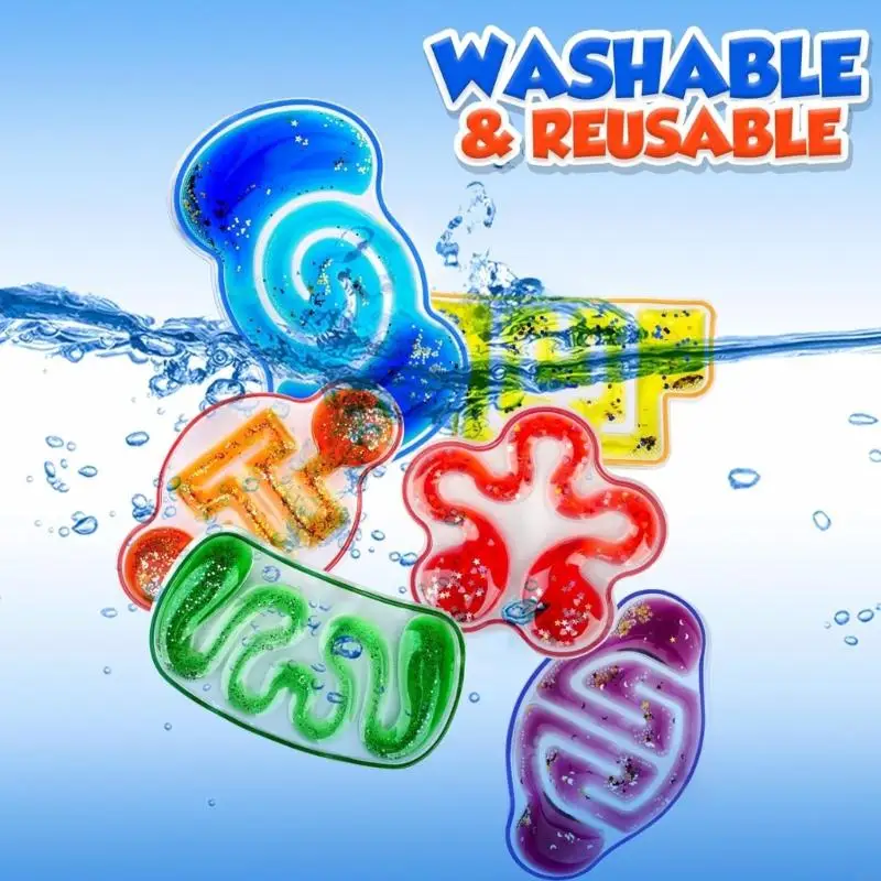 

Путешественник с жидким движением напряжение Sensory Sensory Squeezable Toy для детей A2UB