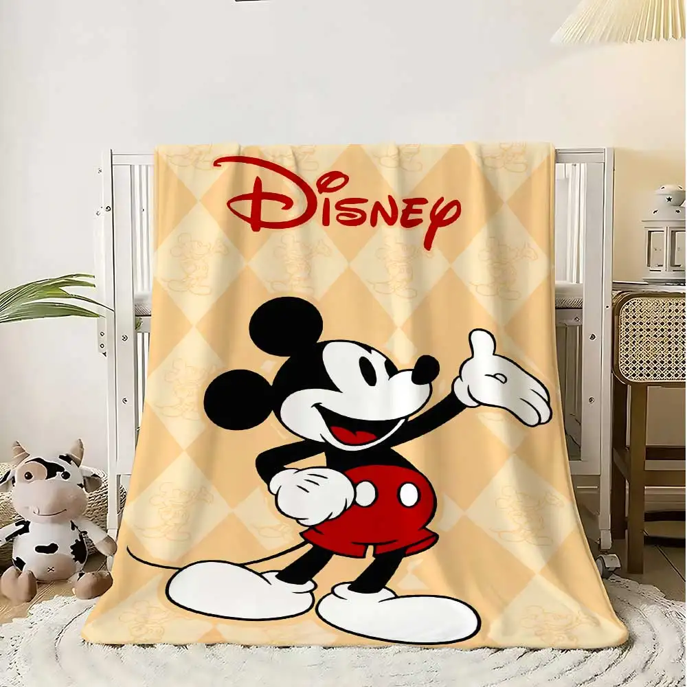 

Anime Blanket for Decorative Sofa Black-eared Mouse Home Bedspread on the Bed Warm Winter Blankets Bedroom Decoration Throw Knee
