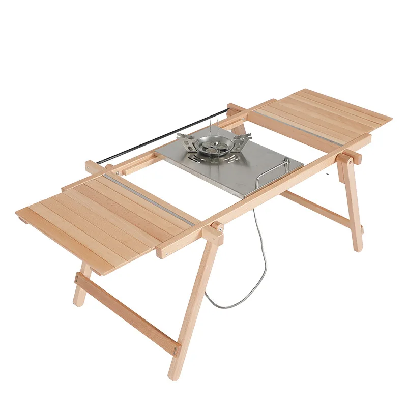 

Outdoor multi-functional portable folding table camping table and chair equipment