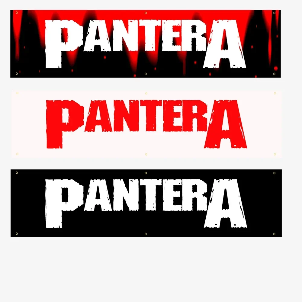 JohninBanner 2x8 Fts  Pantera Ger Heavy Rock Band Banners Polyester Printed Home or Bedroom Decoration Banner Tapestry