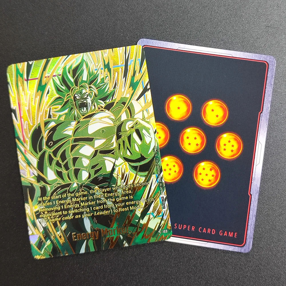 Tarjeta Proxy Dragon Ball Son EN Energy Card Marker E-103, Tarjeta Coleccionable Súper Rara, Tarjeta Individual de Anime Clásico, Juguetes