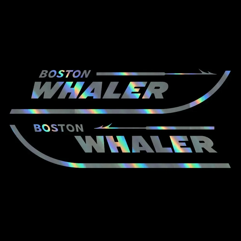 Juego de 2 calcomanías para barcos Boston Whaler, 4 tamaños disponibles
