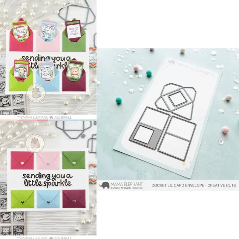 Docket Lil ATC Box Clear Siliconen Stempels En Matrijzen voor DIY Schroot Boeking Bullet Journal Craft Supplies Stempel Fotoalbum Kaart
