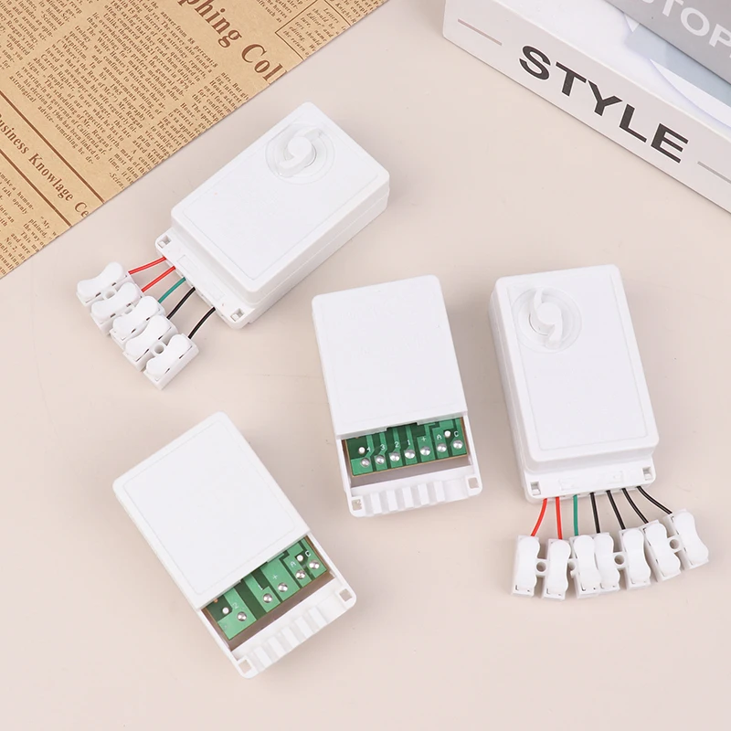 Hot Sale LED String Dimmer EK-04 2/4-Way 8 Function Knob/Solder-Free Type Push Button Type Light Adjustment Controller
