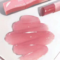 Pink Plumping Lip Gloss Mirror Water Gloss Shining and Moisturizing Highly Pigmented Lip Stain for Girls and Women Long-Lasting