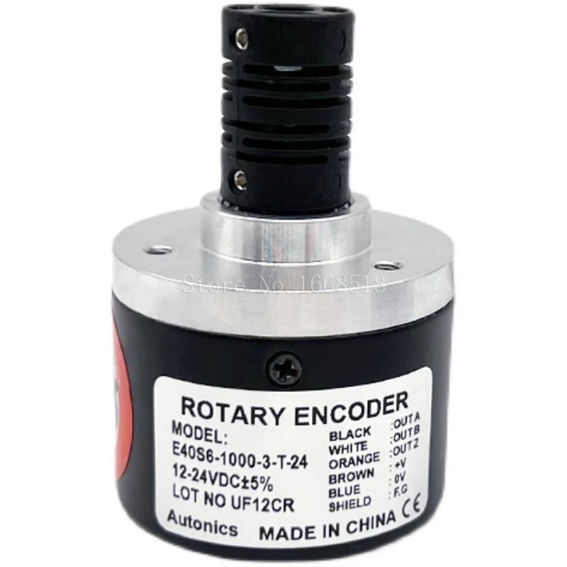 E40S6-1000-3-T-24 Rotary Encoder 100 200 360 500 600 1000 1024 1200 2000 2500 3-T-24 3-N-24 6-L-5 3-V-24 3-T-5 12-24VDC ABZ