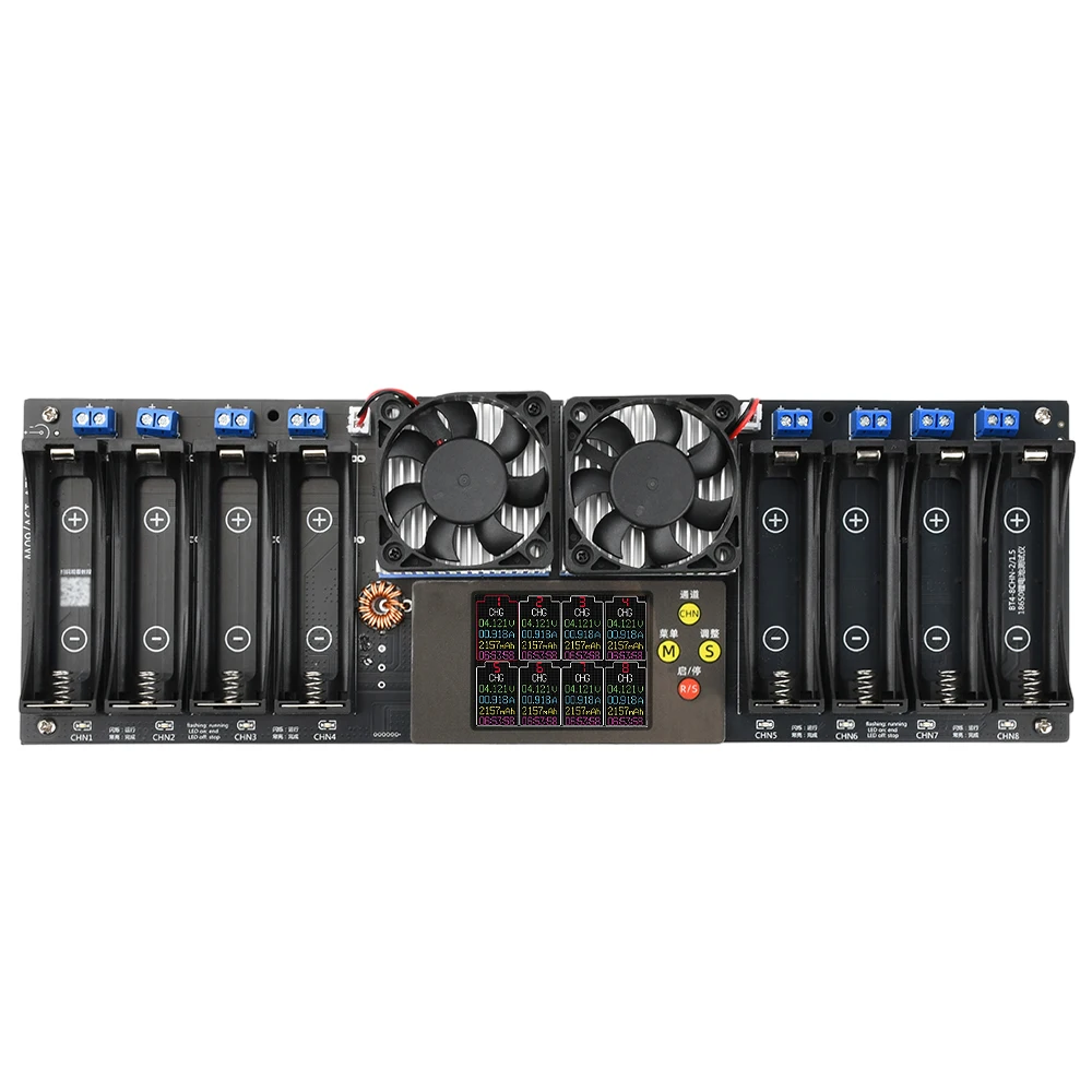 

8-канальный ЖК-дисплей, тестер емкости батареи, литиевая батарея, цифровой модуль детектора мощности батареи, тестер батареи