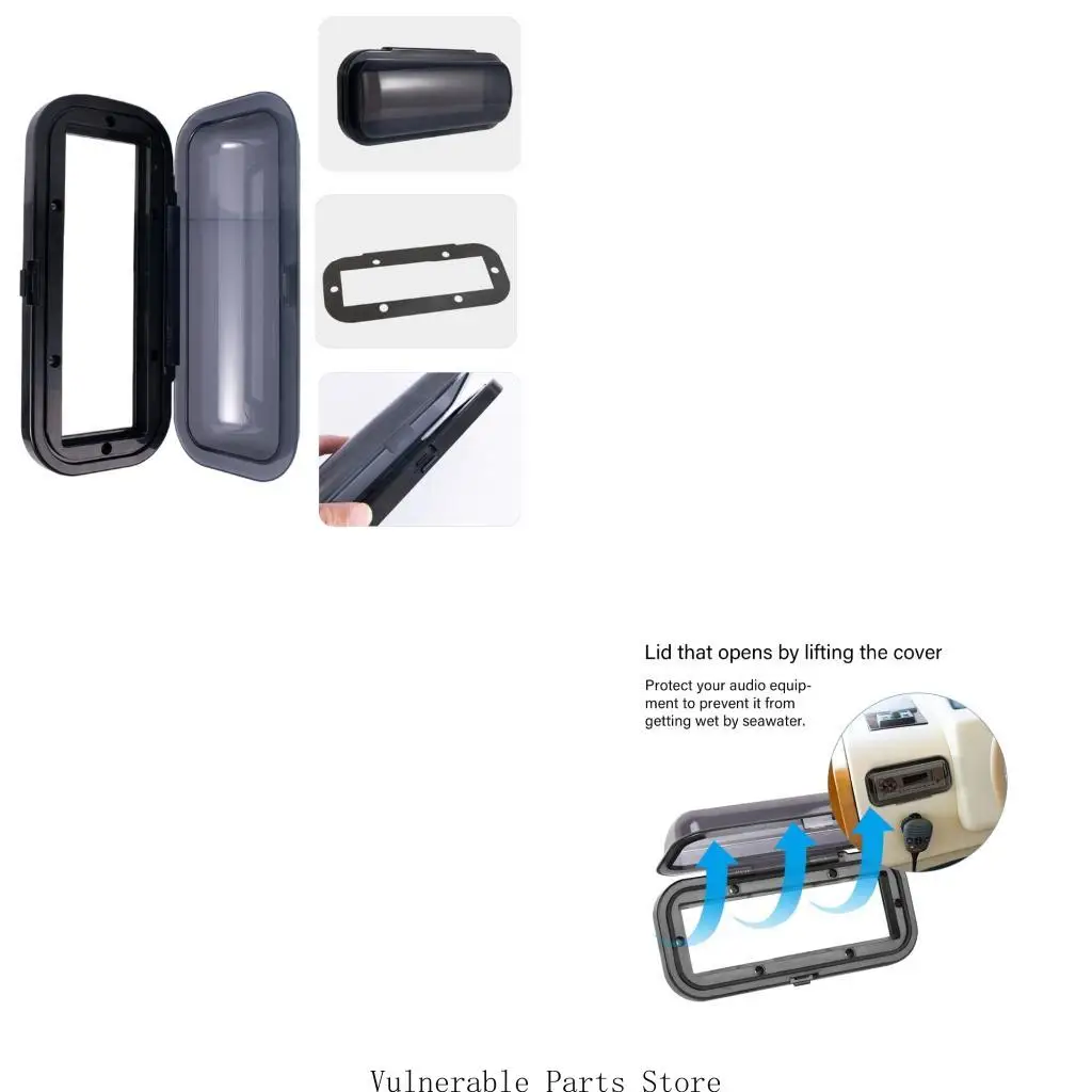 

D0UC Утолщенный корпус ABS Abs для оправа для морских систем звука Поглощение Поглощение