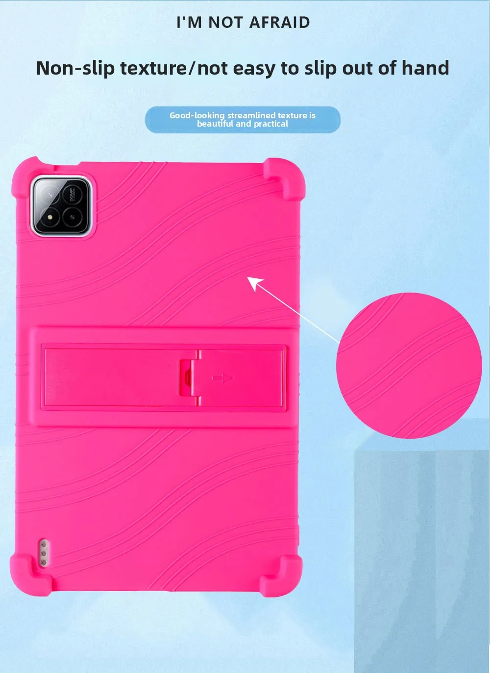 Stoßfeste TPU-Hülle für Xiaomi Pad 7/7 Pro 11.2, Vollständiger Schutz mit Ständer, Mehrere Farben – Detail 2