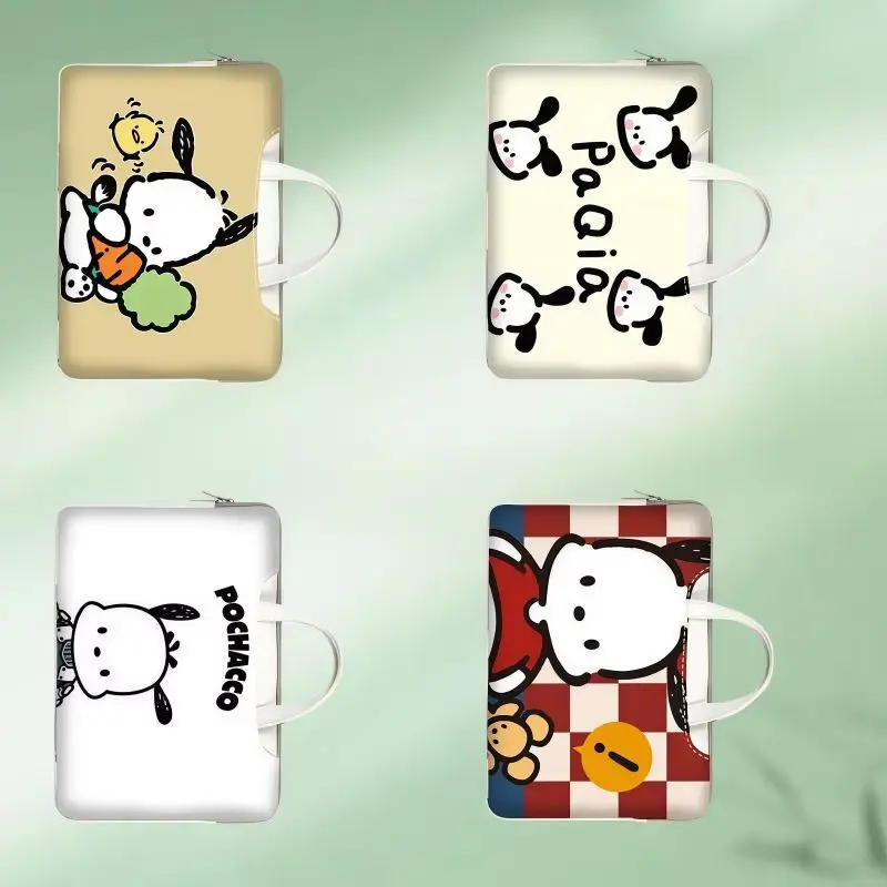 

New Sanrio Pachacco Cute Laptop Bag 13 14 15 16 Inch Waterproof Shockproof Laptop Bag for Macbook Air Pro 12 Dell Huawei Handbag