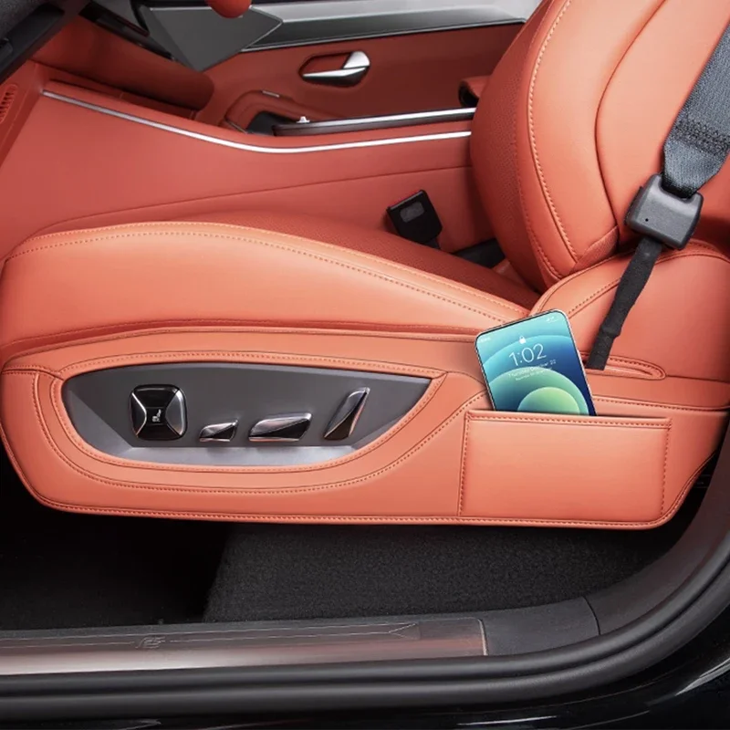

for BYD TANG L EV/DM Sealion 8 2025 2026 Front Row Seats Side Panel Leather Protector Anti-Dirty Pad Car Interior Decoration