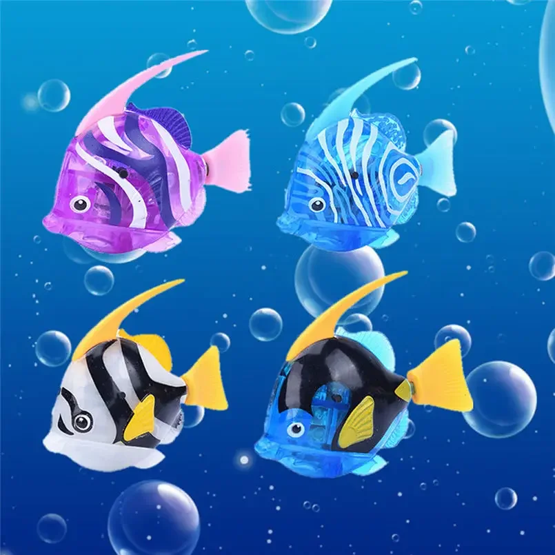 Bath Toys Attractive Swimming Fish Activated In Water Magical Electronic Fun Funny Gadgets Interesting  Gift for Kids