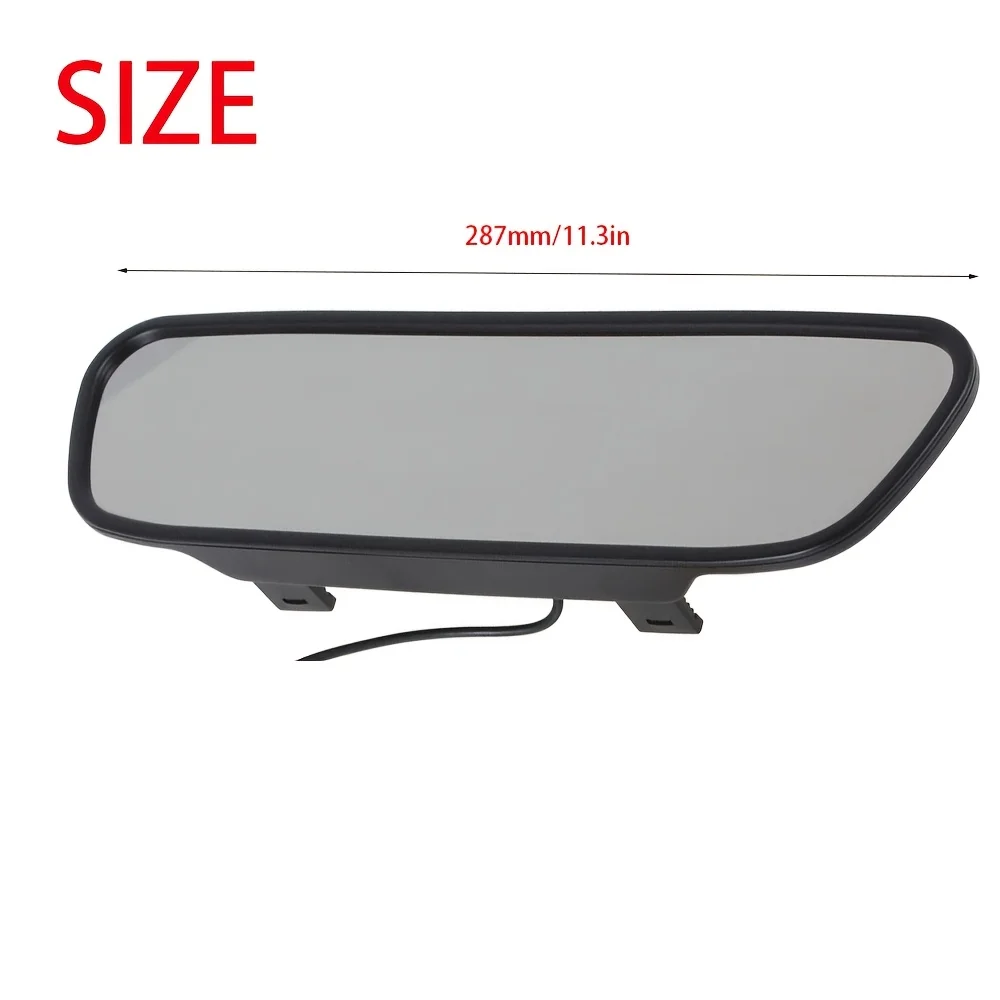 Rearview Camera for Parking and Reversing with a 4.3-inch Monitor, Wide Field of View, Clear Image Quality, Night Vision