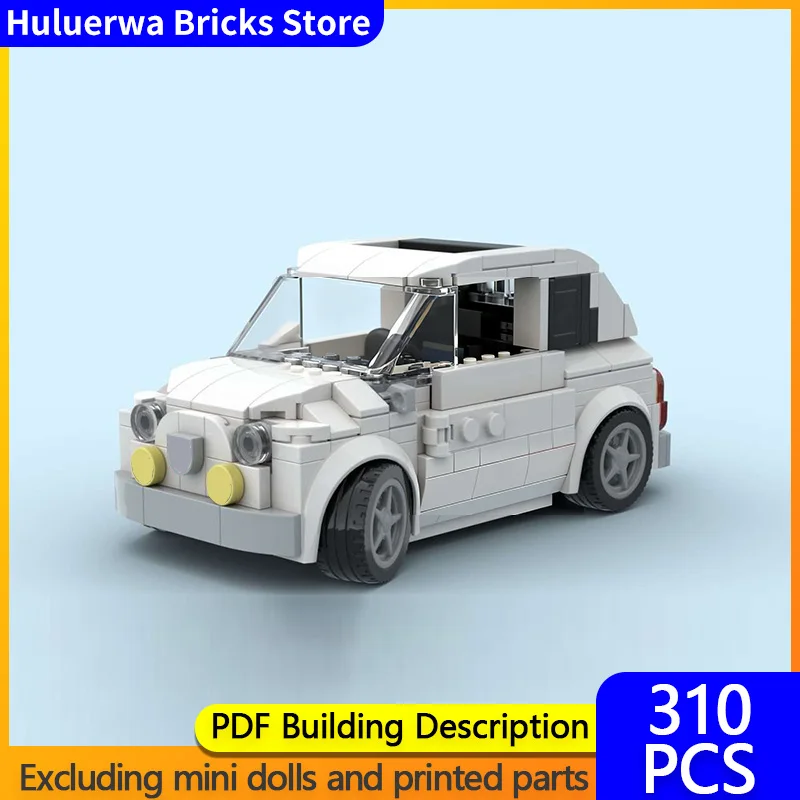 

Модель скоростного гоночного автомобиля MOC, строительные кирпичи 595, высокопроизводительный маленький автомобиль, модульная технология, детские праздничные подарки, сборная игрушка