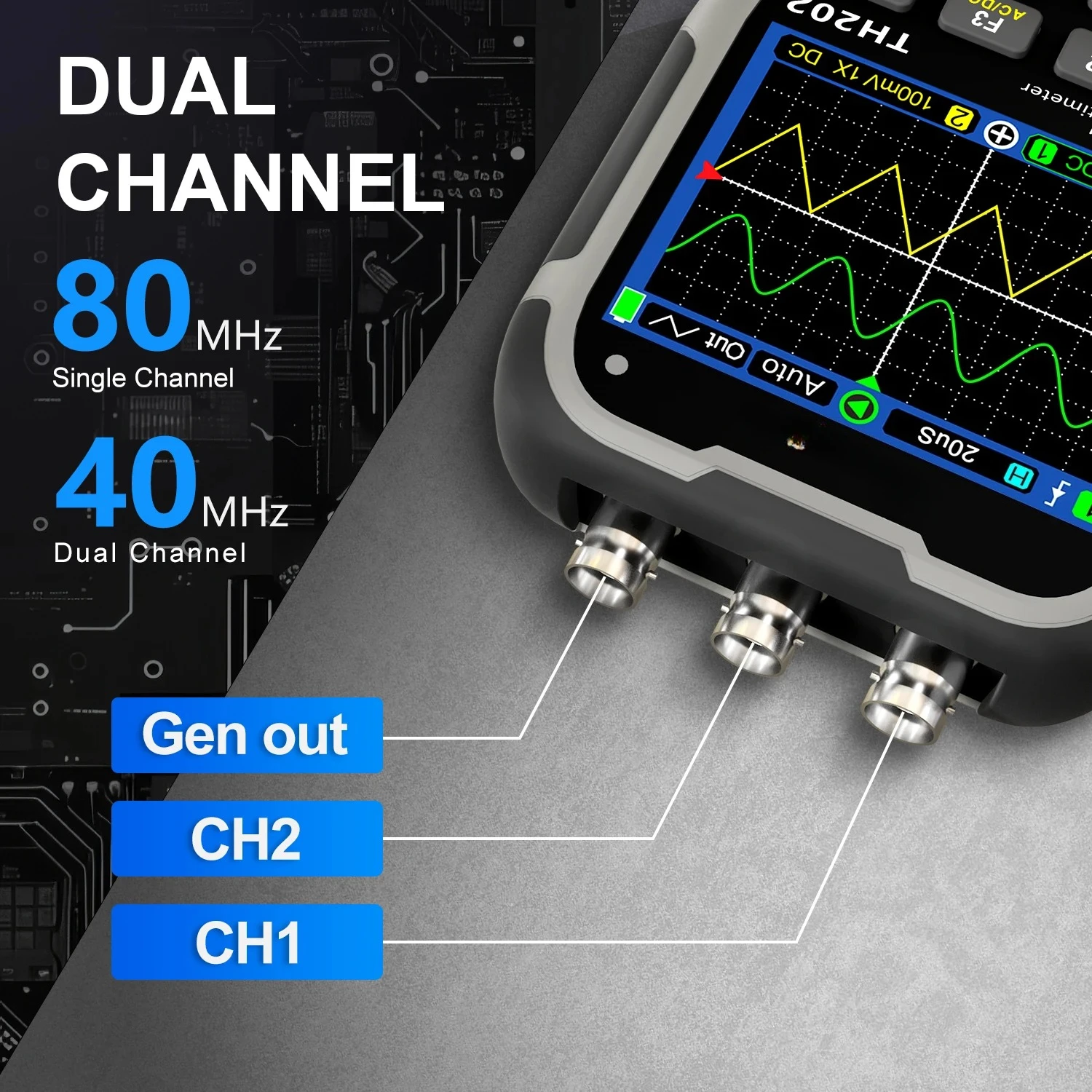 TH202 TH201 ET15S ET14S Thermal Imaging  Oscilloscope Multimeter 4In1 2In1 Portable Digital Tester