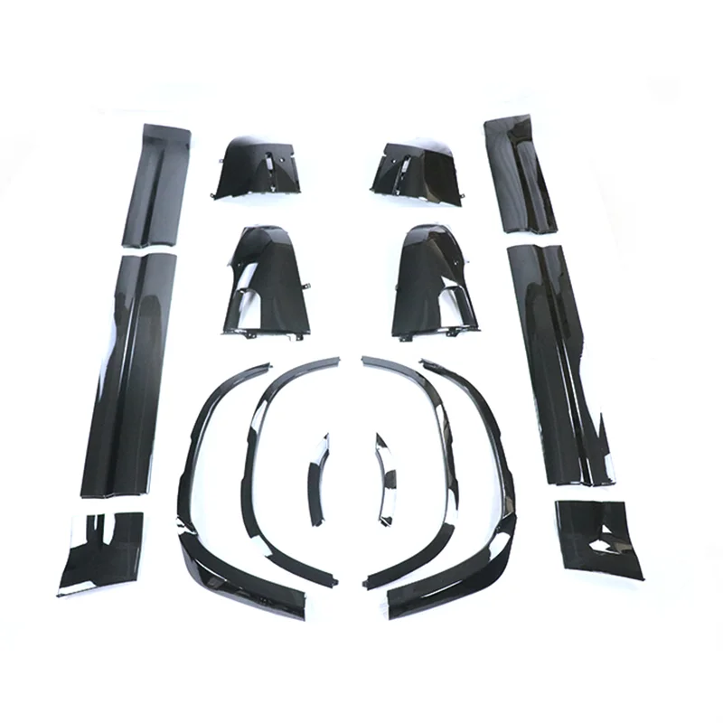 

Высококачественный комплект для тюнинга автомобиля Black Edition: аксессуары для декора авто, подходящие для Defender L663, боковые пороги, внешний обвес