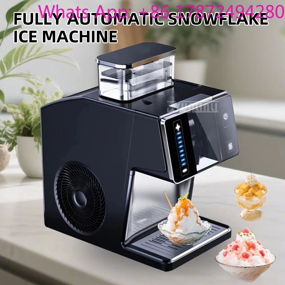 Intelligent Slush Machine Automatic Ice Machine Milk ice Making Shaved Machine Speed Regulation and Cleaning Function