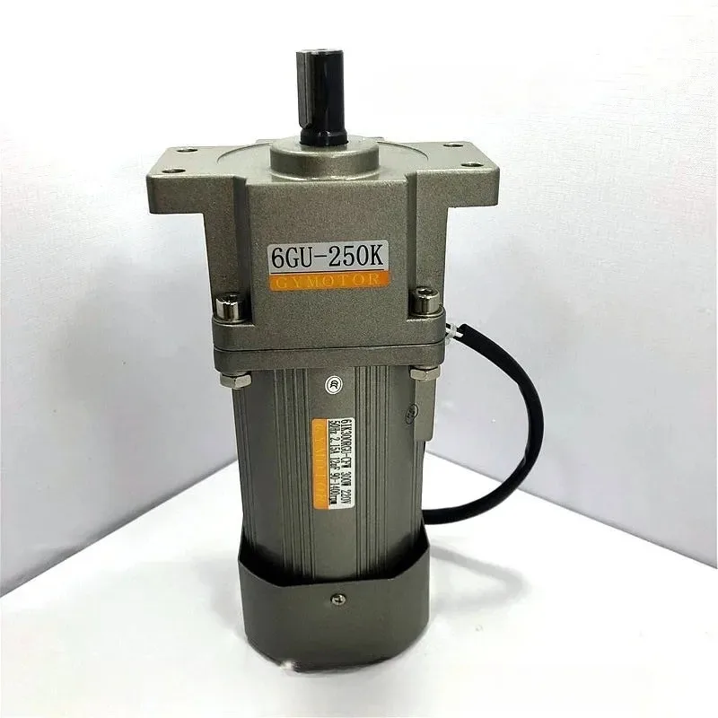 Speed regulating motor 300W AC asynchronous single-phase 220V gear reducer low-speed motor variable frequency three-phase 380V