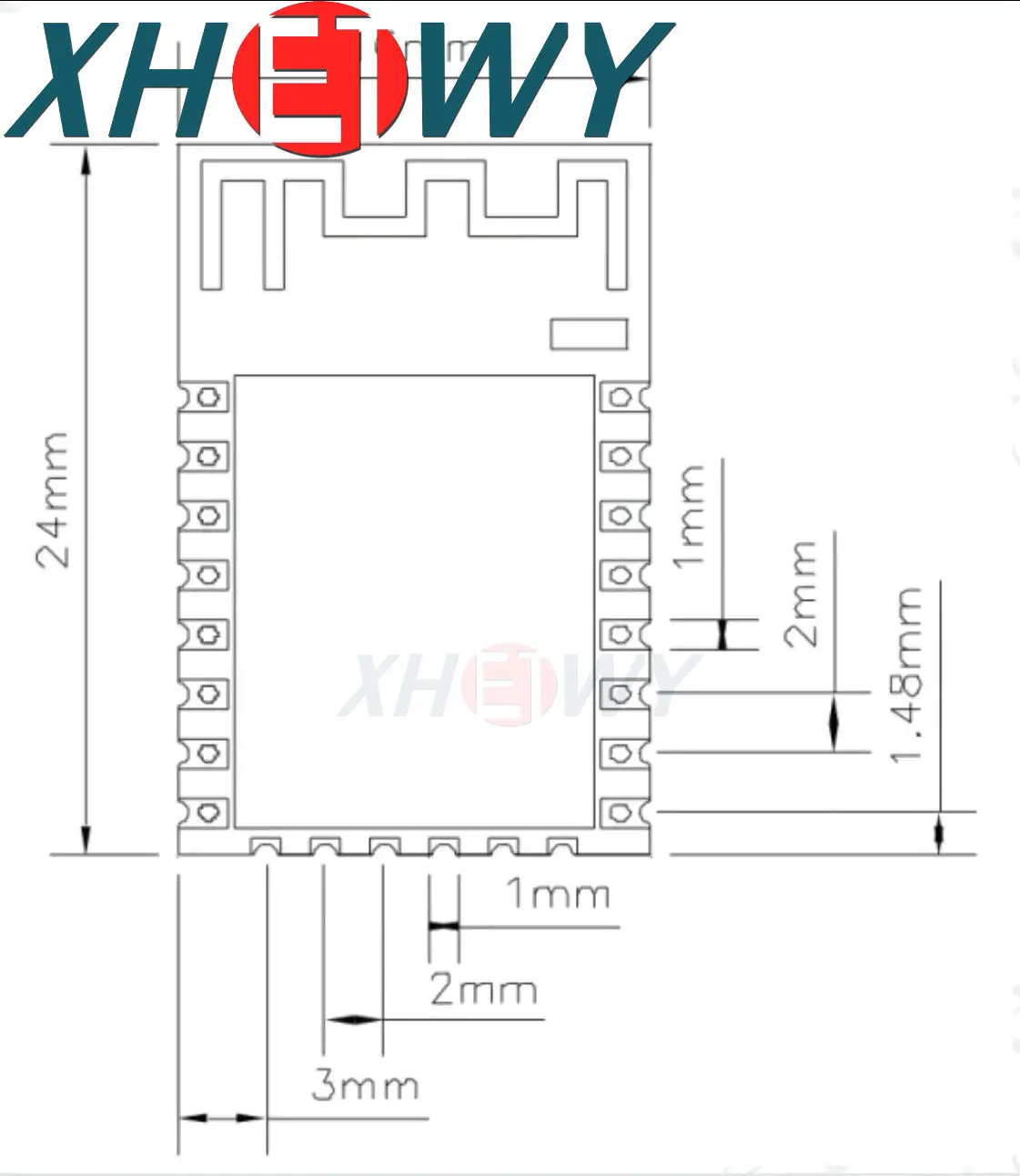 Módulo WIFI de control remoto inalámbrico, puerto serie A WiFi, 5 piezas, ESP8266, ESP-12E, 12F, 12S