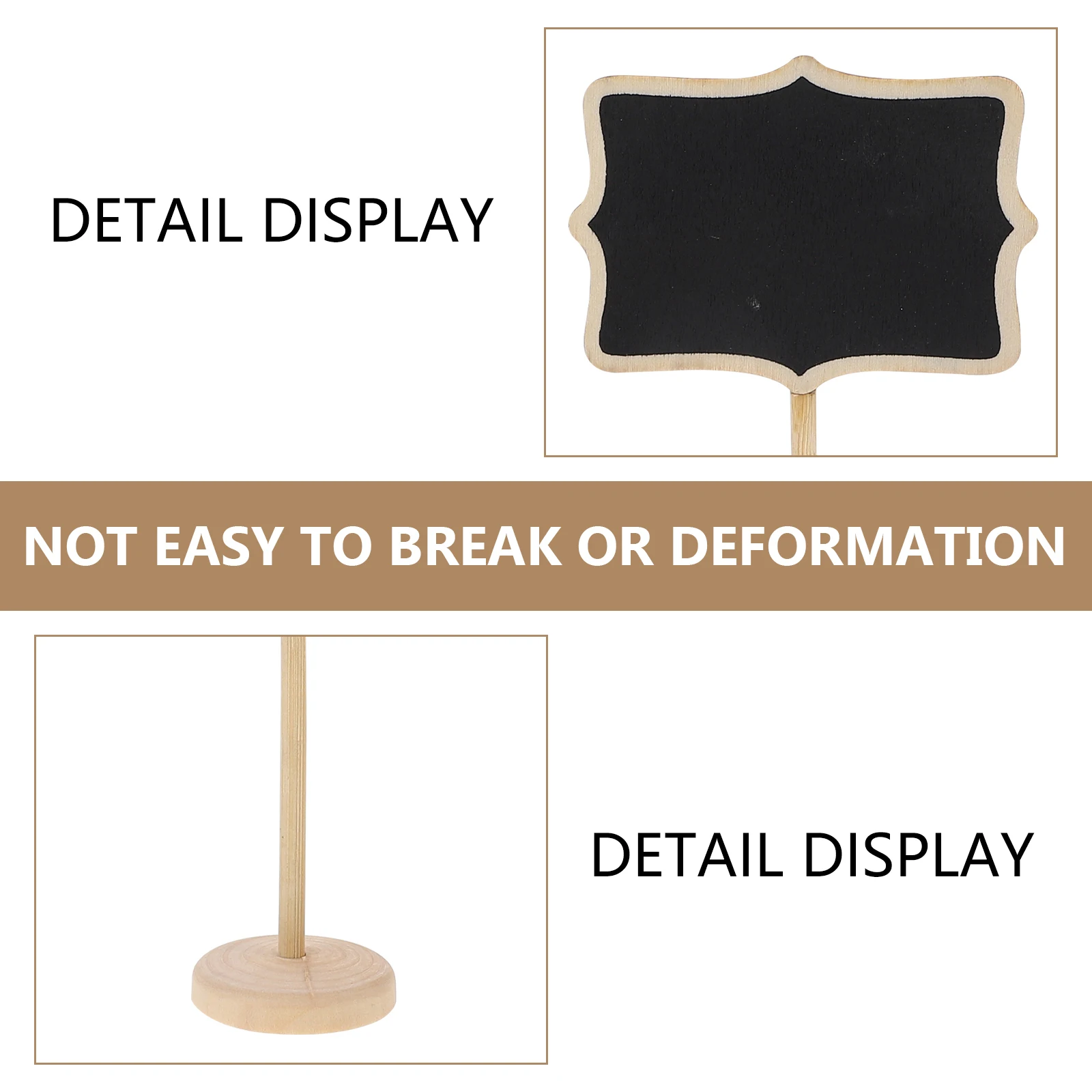 

Black Decor Cartoon Blackboard Dining Room Table Birch Message Blackboards Small Mini