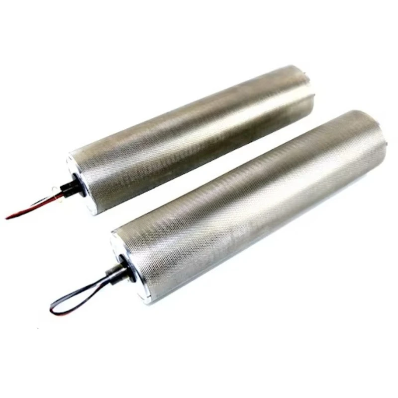 Power conveyor roller for belt conveyor system - 0-60 m/min adjustable speed