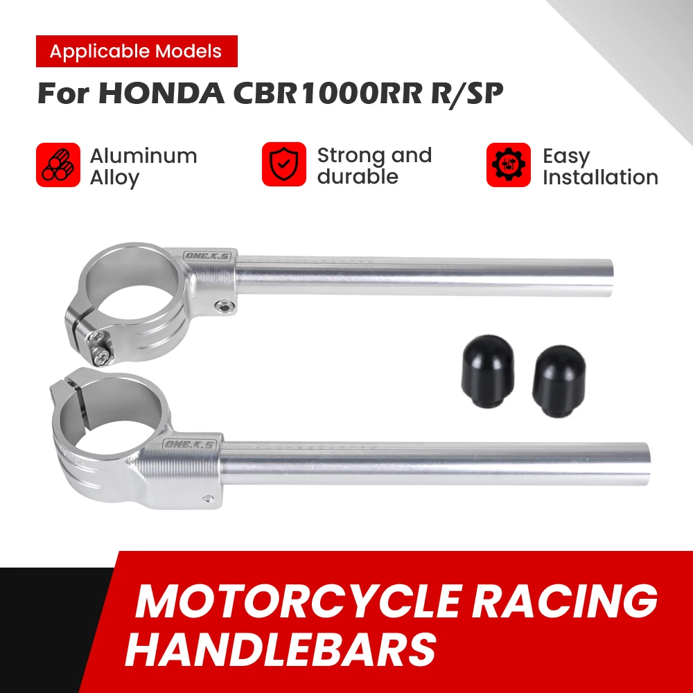 High Quality 50MM Motorcycle Handlebar Clip-Ons Fork Handle Bars For Honda CBR1000RR 2004 - 2019 CBR 1000RR R/SP 2020 - 2025
